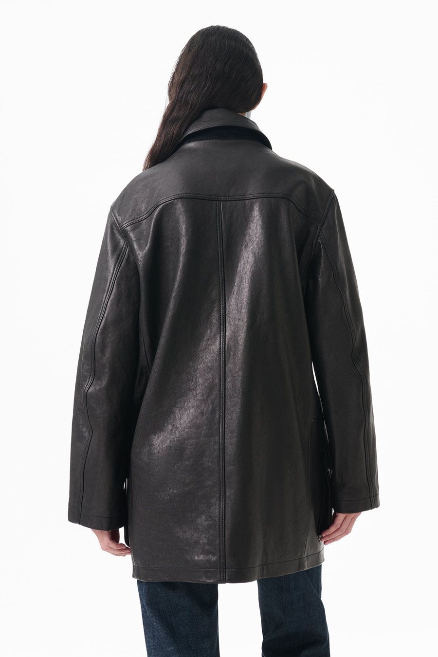 Fireman Jacket со спины: свободный крой