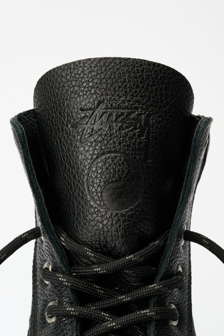 Язычок Lace Up Boot с выдавленными логотипом Stüssy и знаком инь-ян